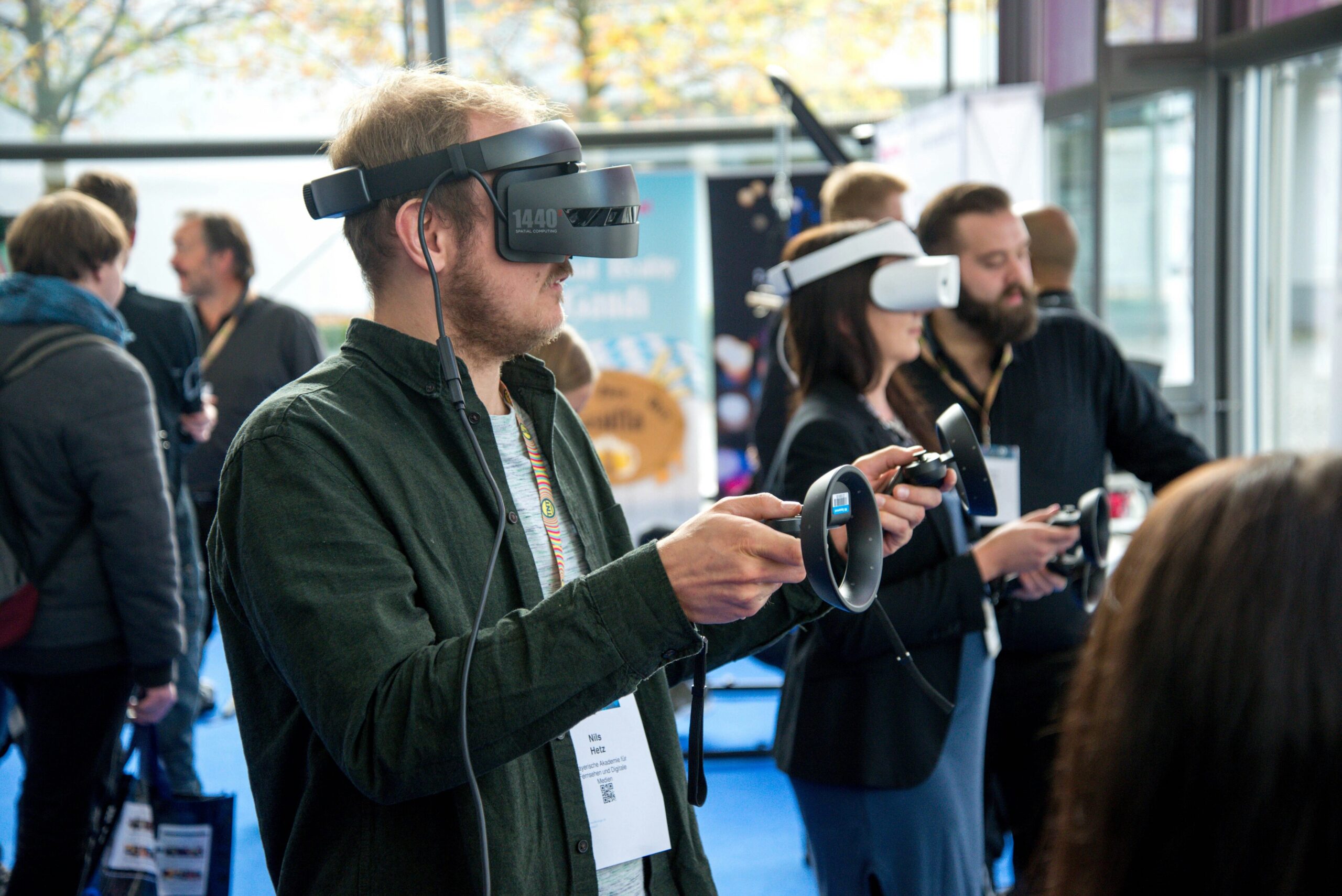 Alquiler realidad virtual para eventos en feria comercial
